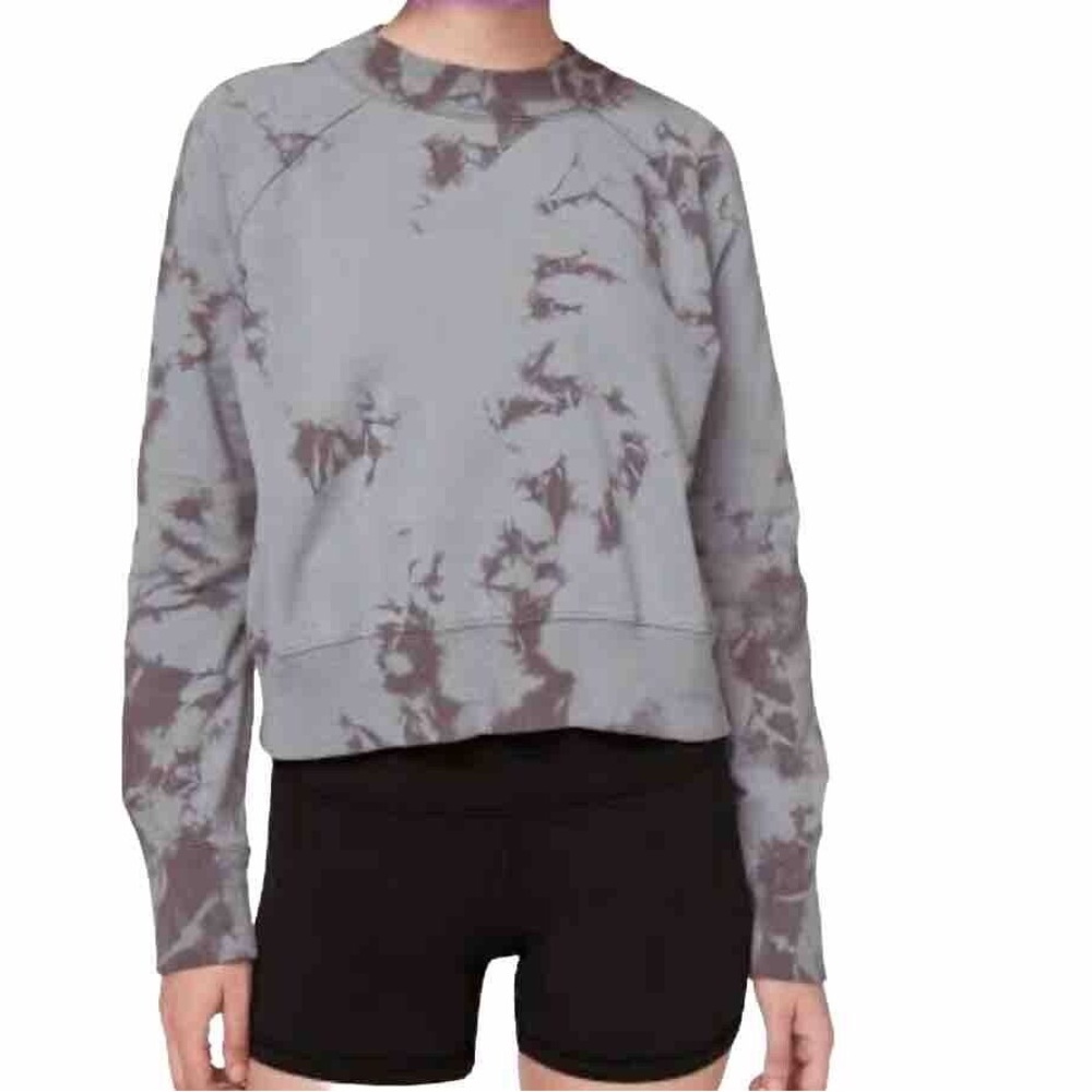 Lululemon Gray Tie-Dye Women's Top